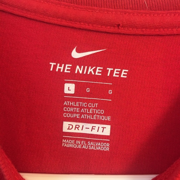 Nike ELITE 🎉HP🎉 Dri-Fit Red Long Sleeve Top - Picture 5 of 5